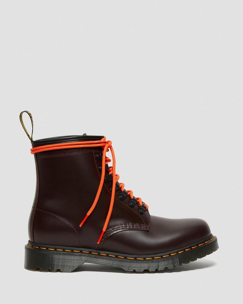 Dr Martens 1460 Ben Smooth Læder Snørestøvler Dame Rød | DK 148XYU